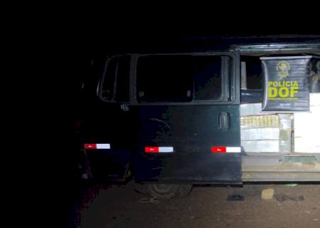 DOF apreende van carregada com meia tonelada de maconha em Laguna Carapã